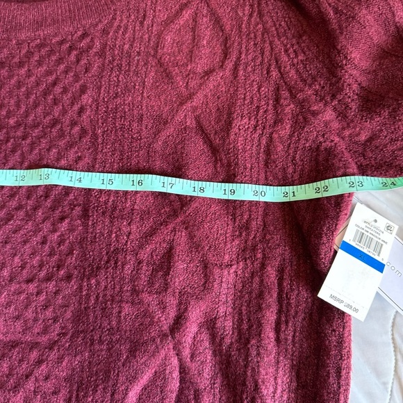 1 state maroon long sleeve sweater xl - Picture 5 of 6